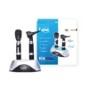 Kit de diagnostico otoscopio y oftalmoscopio recargable con caja
